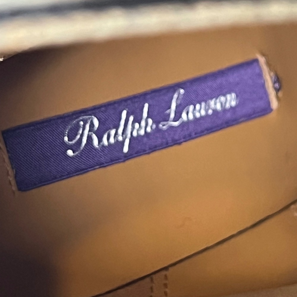 New Ralph Lauren Purple Label Nellie Booties Women 8.5 (EU 38.5) Black Leather - Picture 8 of 14